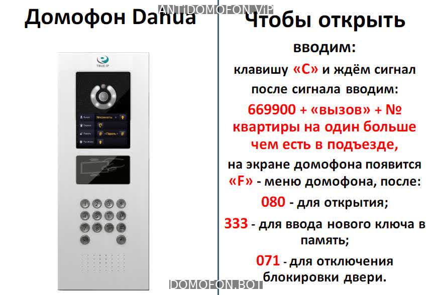 База кодов от домофонов Ульяновск